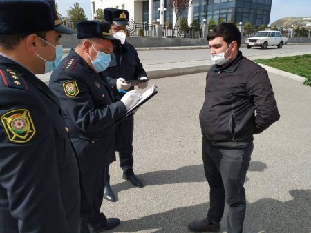 Xızıda 15 nəfər şəxs karantin rejimini pozduğuna görə məsuliyyətə cəlb olundu