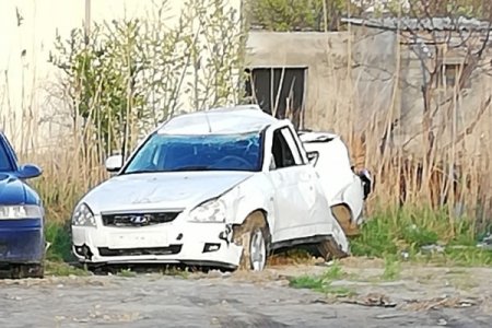 Sumqayıtda yol polisi əməkdaşı qəza törədib - FOTO