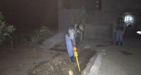 Bakıda mərmi aşkarlanıb - Foto