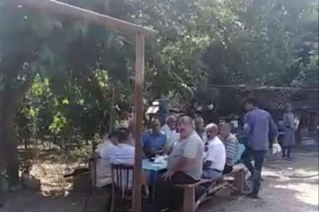 Gizli şəkildə xınayaxdı mərasimi keçirənlər saxlanıldı - FOTO