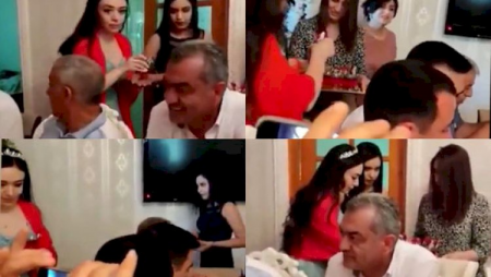 Azərbaycanda daha bir vəzifəli şəxs qızına nişan mərasimi keçirdi - VİDEO