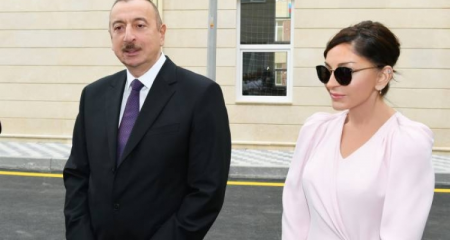 İlham Əliyev və Mehriban Əliyeva yataqxana binasının açılışında iştirak etdilər