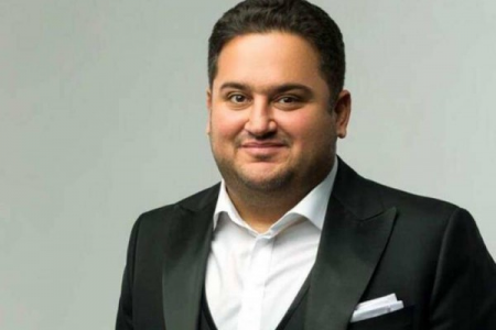 Murad Dadaşov məşhur aparıcını "Xəzər TV"yə gətirdi - FOTO