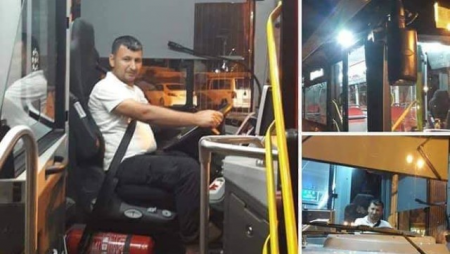 Azərbaycanda məktəb direktoru avtobus sürücüsü işləyir?