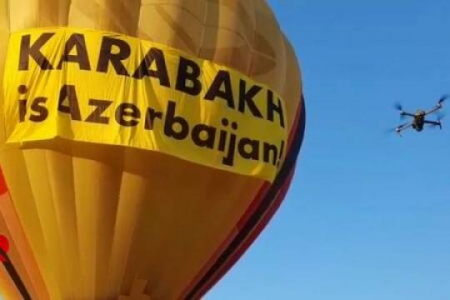 Ukrayna səmasında Qarabağ sədası... - VİDEO