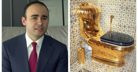 Əli Həsənovun oğlunun qəribə hobbisi — Qızıl unitazlardan istifadə edir