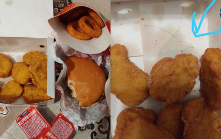 Bakıda "Mc Donalds"dan sifariş verdi, qutudan görün nə çıxdı - VİDEO / FOTO