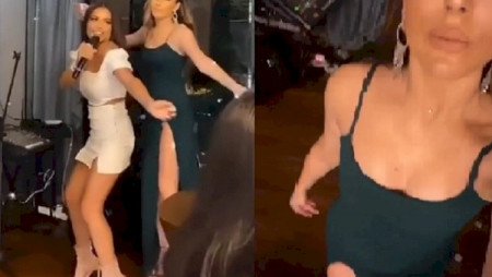 Bakıda karantini pozan model cərimələndi -