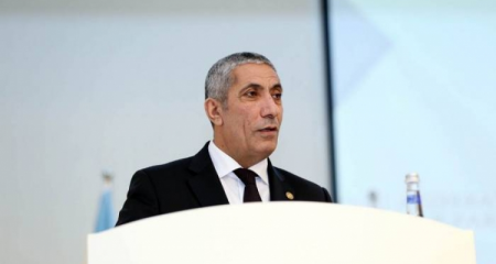 Siyavuş Novruzov Milli Məclisdə hesabat verdi