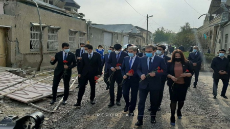 Türkiyə diasporunun nümayəndələri Gəncədədir