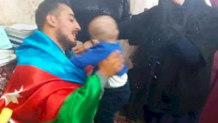 Nənəsinin “canavar”ı evə döndü – Video