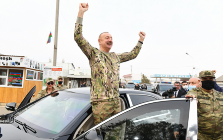 Ali Baş Komandan qələbəni xalqın içində qeyd etdi - Fotolar