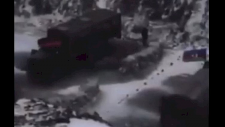 Azərbaycan və Ermənistan əsgərləri üz-üzə - Video
