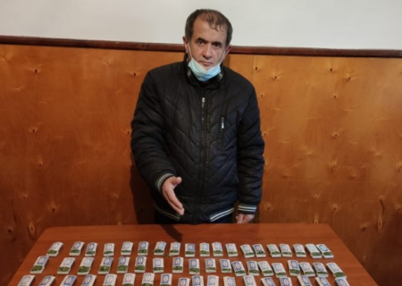 Astarada torpağa basdırılmış narkotik aşkarlandı
