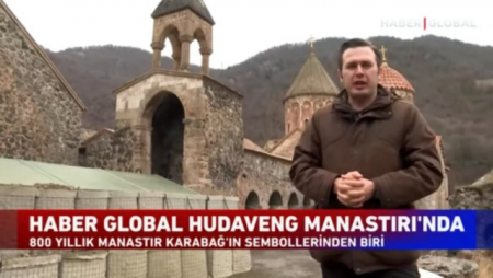 "Haber Global" Xudavəng monastrında - Xüsusi reportaj