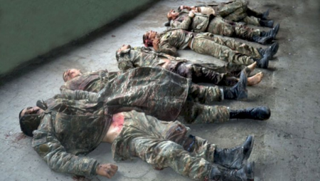 Ermənistanın müharibə itkilərinin sayı artır