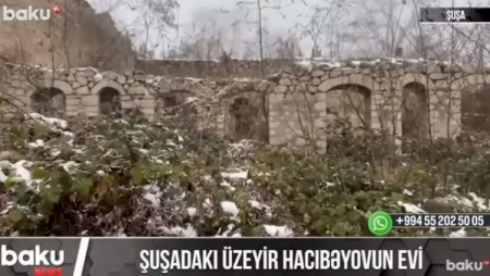 Şuşadakı bu tarixi əhəmiyyətli ev tezliklə bərpa olunacaq - Video