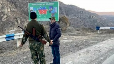 Gorus-Qafan yolundakı lövhə bərpa edildi