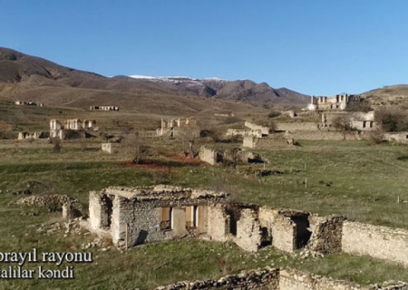 İşğaldan azad edilmiş Cəbrayılın daha bir kəndindən görüntülər - VİDEO