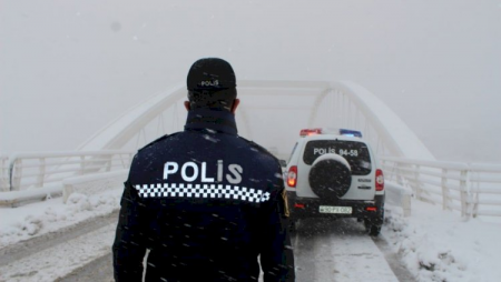 Yol polisi hava ilə bağlı sürücü və piyadalara müraciət etdi