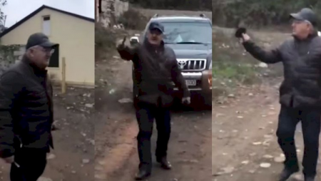 İcra başçısı işğaldan azad olunan kəndinə sərxoş vəziyyətdə gedib? – Video