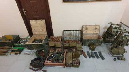 Xocavənddə düşmənin atıb qaçdığı silah-sursat aşkarlandı