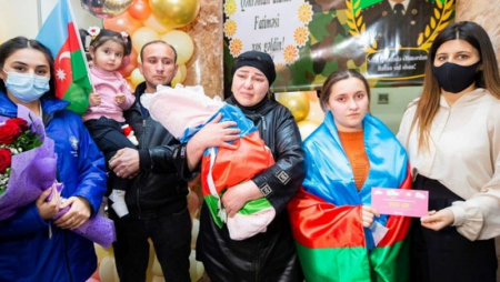 Daha bir şəhidimizin övladı dünyaya gəldi