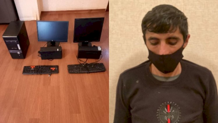 İcra nümayəndəliyindən oğurluq edən şəxs saxlanıldı