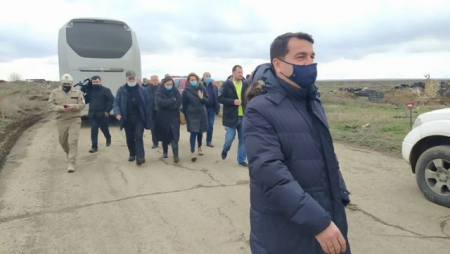 Media və QHT rəhbərləri Ağdam şəhərindədir - YENİLƏNİB-2