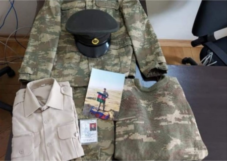 Şəhidimizin əşyaları Tarix Muzeyinə verildi