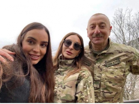 Birinci vitse-prezident azad olunmuş ərazilərə səfərdən görüntülər paylaşdı - FOTO