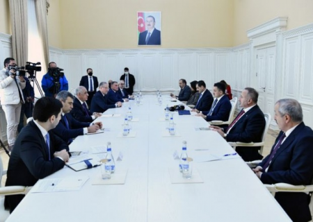 Əli Əsədov türkiyəli naziri qəbul etdi - FOTO