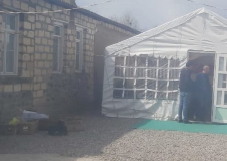 Çadırda toy məclisi təşkil edən şəxs CƏRİMƏLƏNDİ - FOTO