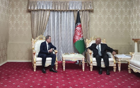 Ceyhun Bayramov Əfqanıstan Prezidenti ilə görüşdü - Foto