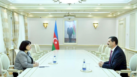 Sahibə Qafarova Türkiyə səfiri ilə görüşdü