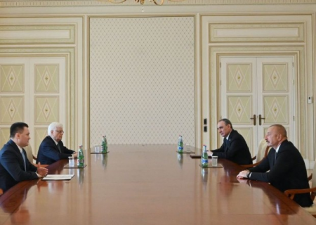 İlham Əliyev İqor Krasnovu qəbul etdi
