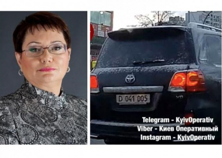 Azərbaycanlı səfirin maşını Ukraynada avtoşluq etdi - VİDEO