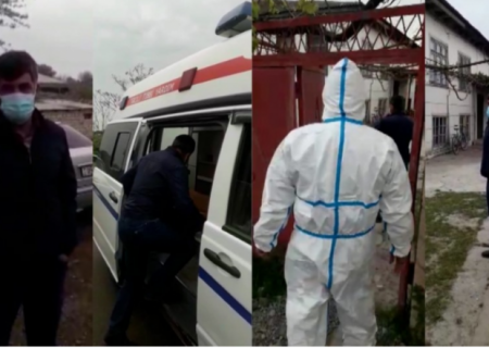 Koronavirus xəstəsi qayınatasının yasına getdi