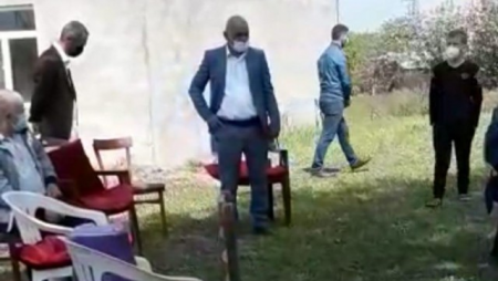 Masallıda yas mərasimi təşkil edən şəxslər cərimələndi