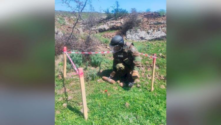 Bakıda top mərmisi aşkar edildi