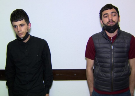 Bakıda avtomobil qaçıran şəxslər saxlanıldılar - VİDEO