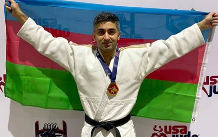 Azərbaycanlı cüdoçu ABŞ-da çempion oldu Azərbaycanlı cüdoçu ABŞ-da çempion oldu