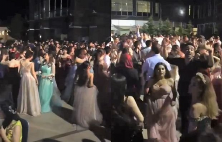 Bakıda məşhur restoranda karantin qaydası pozuldu - Gənclər kütləvi əyləndi -VİDEO