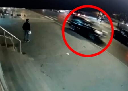 Bakıda "Prado" qaçırıldı - VİDEO