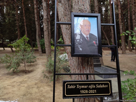Tahir Salahov dəfn edildi - FOTO
