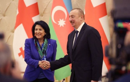 Salome Zurabişvili İlham Əliyevi təbrik etdi