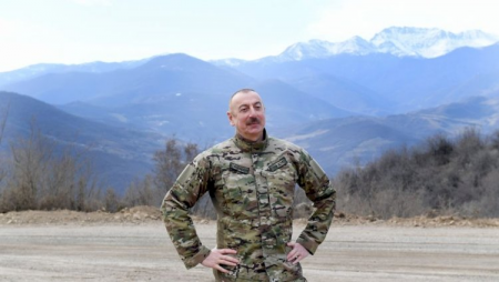 İlham Əliyev Ağdamda səfərdədir