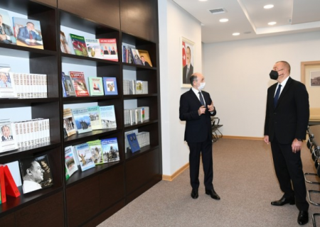 Prezident Suraxanı Rayon Məhkəməsinin yeni binasının açılışında - FOTOLAR