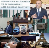 Prezident deyir ki, su itkiləri 40-50 faizə çatır…- Su itmir, milyonlarla vəsait Rafiq Aslanovun oğlunun avtomobil kolleksiyasına xərclənir…