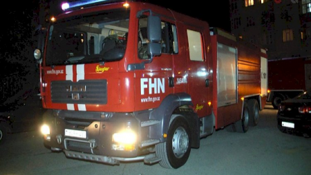 Goranboyda yanğın: 4 nəfər reanimasiyaya yerləşdirildi